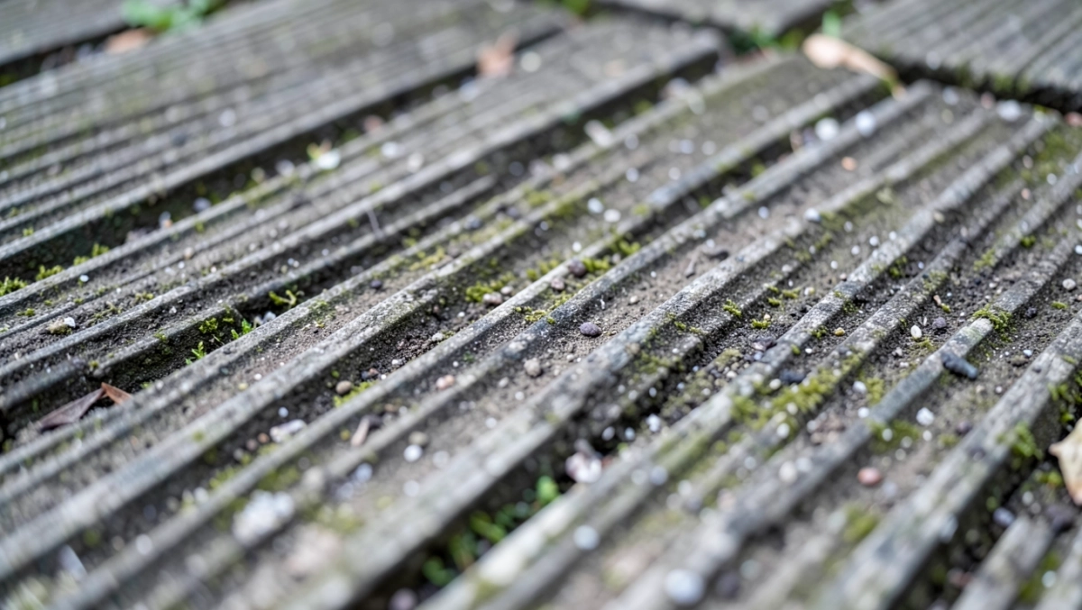 czyszczenie desek tarasowych ryflowanych