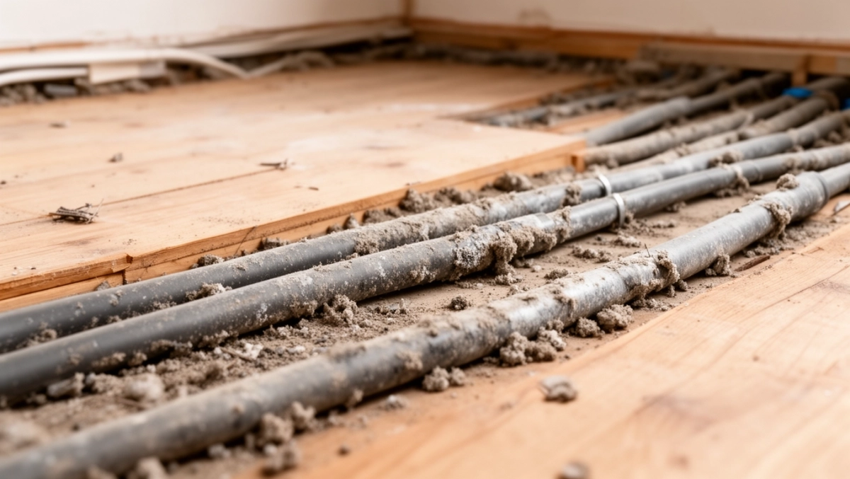 czyszczenie podłogówki