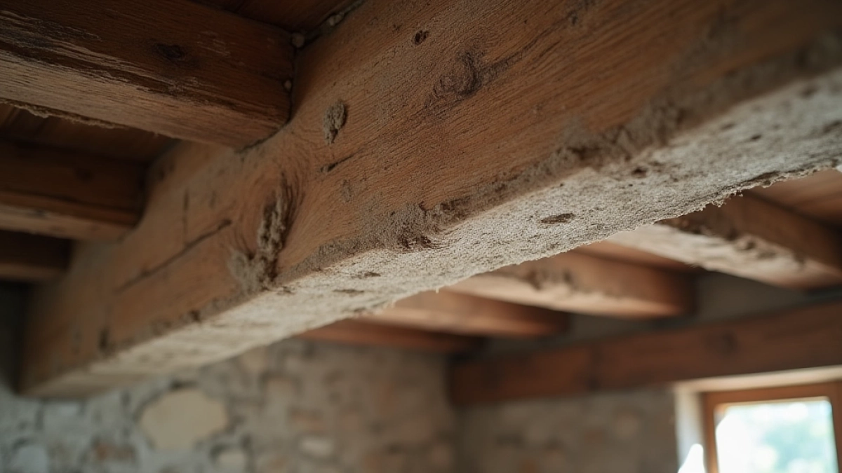 Czyszczenie Starych Belek Drewnianych