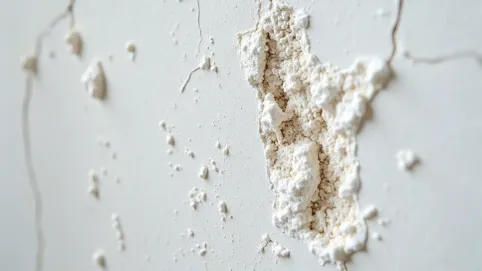 Białe wykwity na ścianach wewnętrznych
