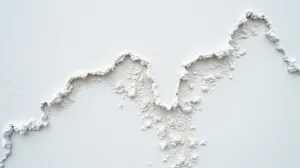 białe wykwity na tynku