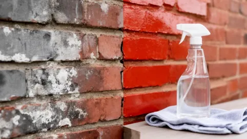 Czyszczenie cegły octem
