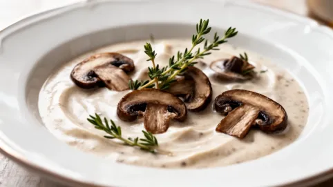 Wykwintny sos pieczarkowy