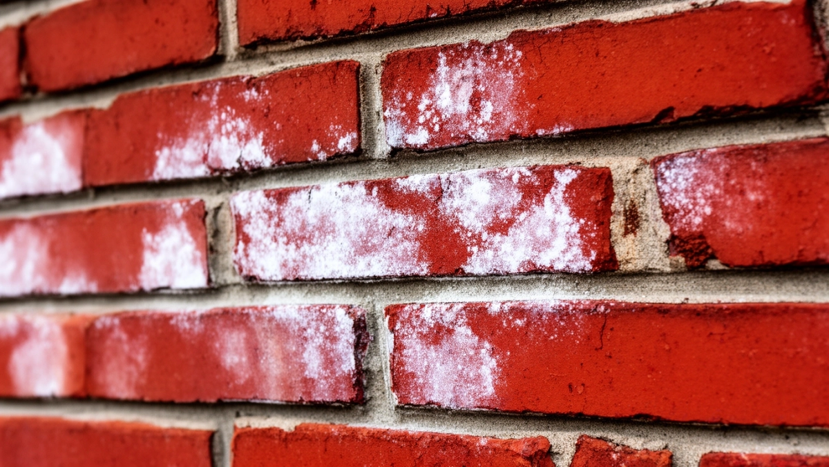 Wykwity na płytkach klinkierowych