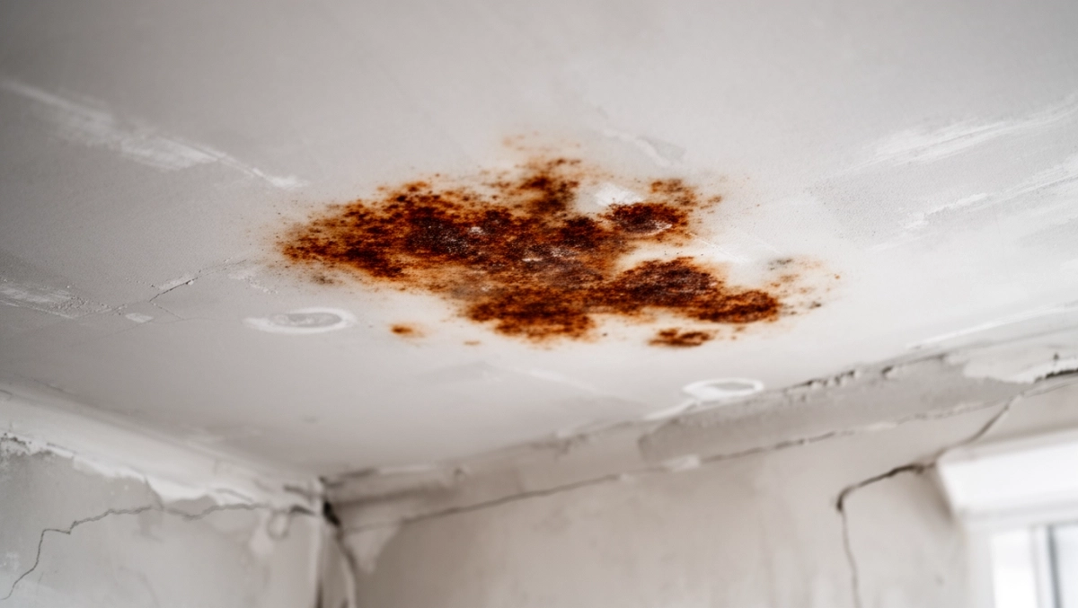 wykwity na tynku gipsowym