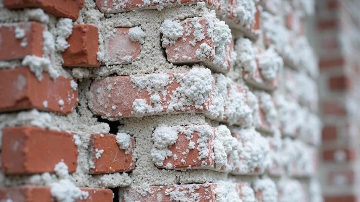 Wykwity solne na elewacji